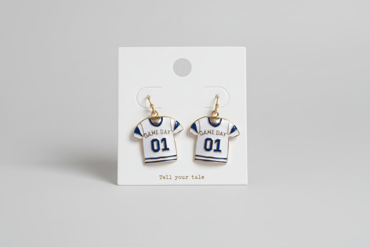 Game Day Jersey Earrings